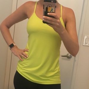 Lululemon size 8 yellow tank